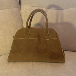Suede Tote Bag, Faux Leather Tote Bag for Women Vintage Shoulder Satchel Bag